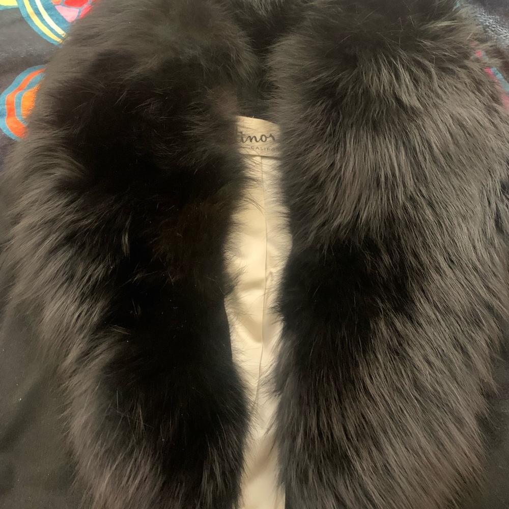 Fox Collar Wool Jacket - image 1